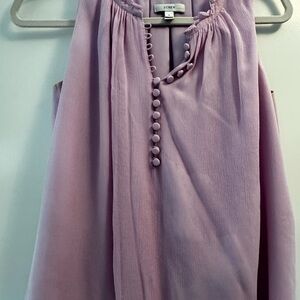 J. Crew Purple Buttoned Relaxed Blouse
